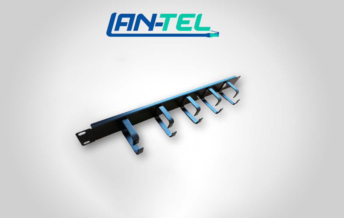 Guide Cordon 1U avec Anneaux